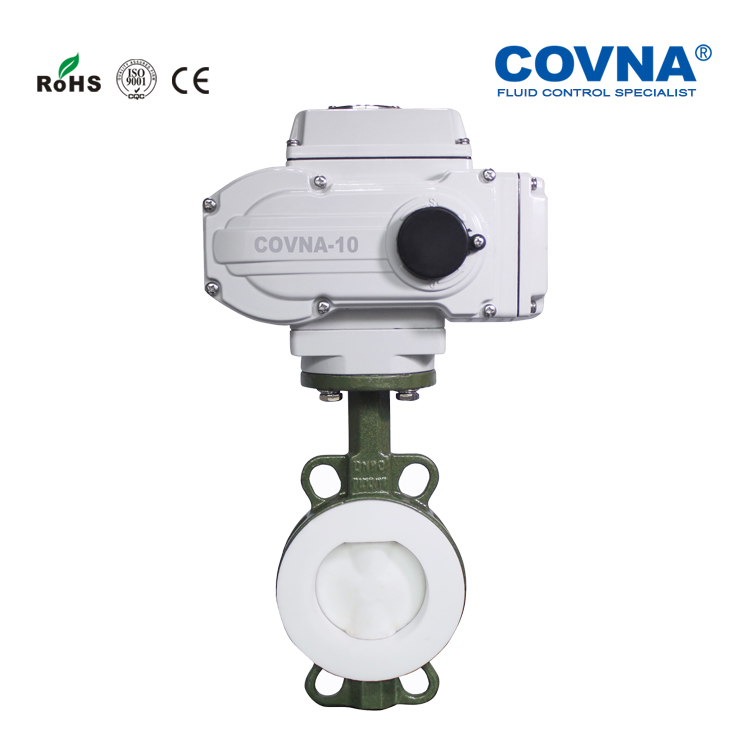 HK60-D-C Motorized PTFE Butterfly Valve