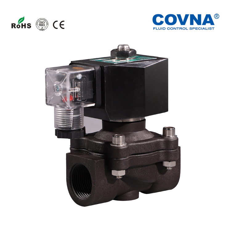 Plastic solenoid valve