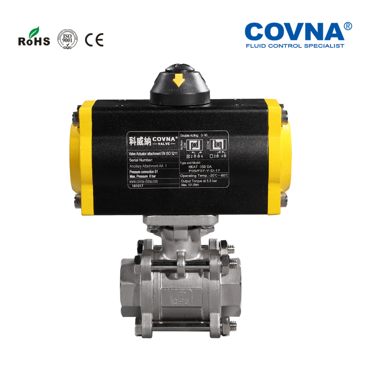 Pneumatic ball valve02